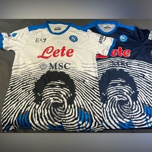Napoli Jersey white and blue